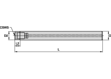 DUO-λOCK® • Cylindrical cut off to modify length • Metric