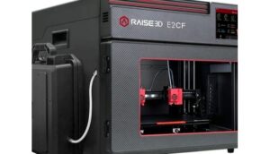 Khám phá dòng máy in 3D Raise3D E2CF để bàn chuyên nghiệp ứng dụng sản xuất các bộ phận sợi carbon